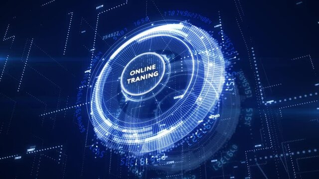 Business, Technology, Internet and network concept. Coaching mentoring education business training development E-learning concept.