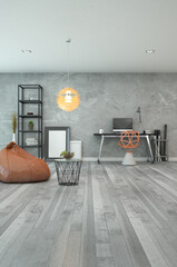 3d rendering interior scene