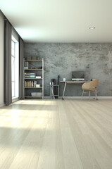 3d rendering interior scene