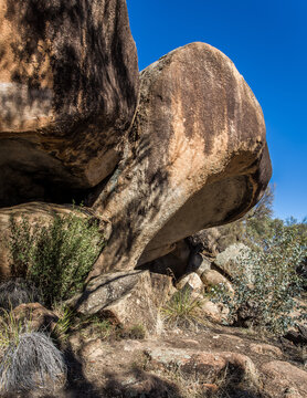 Portrait view of "Hippo's Yawn"  - Wave Rock, Western Australia
