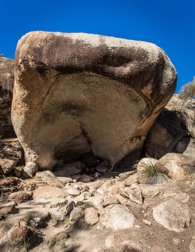 Portrait view of "Hippo's Yawn"  - Wave Rock, Western Australia