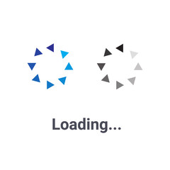 Modern loading icon for web, application etc. vector