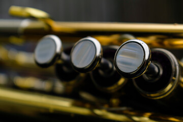 saxophone on a table
