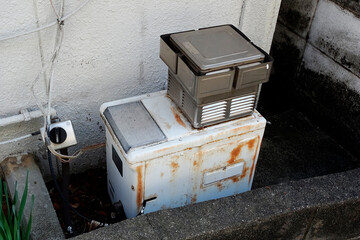 古いガス風呂釜