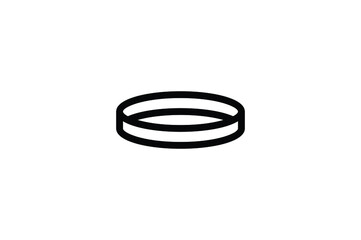 Jewelry Outline Icon - Ring