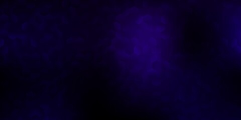 Dark purple vector backdrop with a batch of hexagons.