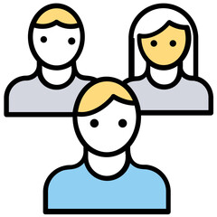 
A globe and group of people presenting concept of global business
