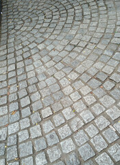 Pattern of an old pavement copy space background.