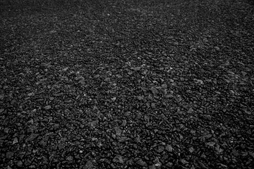 Black asphalt road texture background.