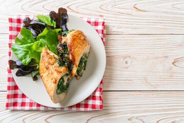 chicken breast stuffed with cheese and spinach