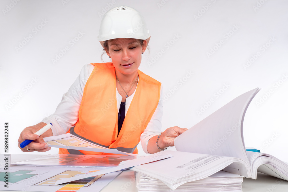 Poster construction project. checking construction documentation. engineering design. documentation for a n