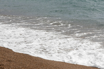 ocean waves and beach background