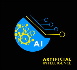 Artificial intelligence symbol