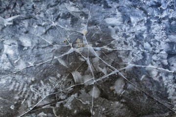 crushed ice glass cracks background, abstract seasonal background, pieces of ice crushed sharp overlay