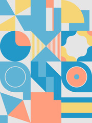 Obraz premium Scandinavian Artwork Vector Pattern Design