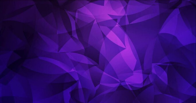 4K looping dark purple flowing video with abstract shapes. High-quality abstract video with colorful gradient shapes. Film for smart presentations. 4096 x 2160, 30 fps.
