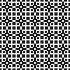 Fototapeta premium Abstract Cross Pattern Dots Logo generative computational art illustration