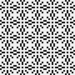 Fototapeta premium Abstract Cross Pattern Dots Logo generative computational art illustration