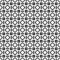 Fototapeta premium Abstract Cross Pattern Dots Logo generative computational art illustration