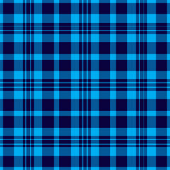 Plaid seamless pattern. Vector background of textile ornament. Flat fabric design.
