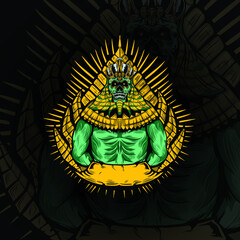 Kebumen, Central Java, Indonesia on 28 November 2020, the vector of the head of the Roman nation