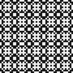 Fototapeta premium Abstract Cross Pattern Dots Logo generative computational art illustration