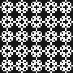 Abstract Cross Pattern Dots Logo generative computational art illustration