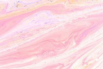 Abstract Pink Acrylic pour Liquid marble surfaces Design.