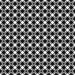 Fototapeta premium Abstract Cross Pattern Dots Logo generative computational art illustration