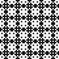 Fototapeta premium Abstract Cross Pattern Dots Logo generative computational art illustration