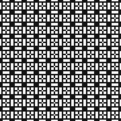 Fototapeta premium Abstract Cross Pattern Dots Logo generative computational art illustration