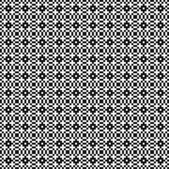 Abstract Cross Pattern Dots Logo generative computational art illustration