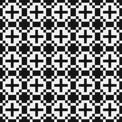 Abstract Cross Pattern Dots Logo generative computational art illustration