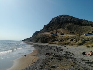 beach and rocks