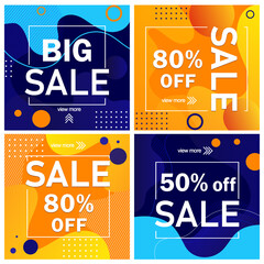 graphic image about sale event, design by Global Stock Image Dot Com