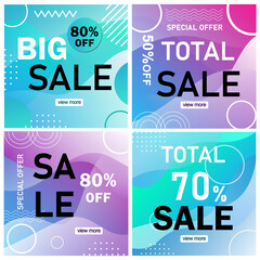 graphic image about sale event, design by Global Stock Image Dot Com