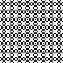 Fototapeta premium Abstract Cross Pattern Dots Logo generative computational art illustration