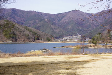 河口湖界隈の風景