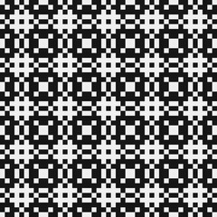 Fototapeta premium Abstract Cross Pattern Dots Logo generative computational art illustration