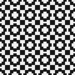 Fototapeta premium Abstract Cross Pattern Dots Logo generative computational art illustration