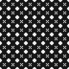 Abstract Cross Pattern Dots Logo generative computational art illustration