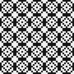 Fototapeta premium Abstract Cross Pattern Dots Logo generative computational art illustration