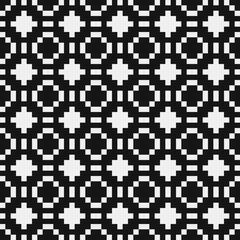 Abstract Cross Pattern Dots Logo generative computational art illustration