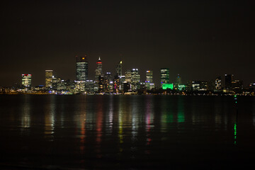 Fototapeta na wymiar Perth City at Night