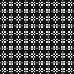 Fototapeta premium Abstract Cross Pattern Dots Logo generative computational art illustration