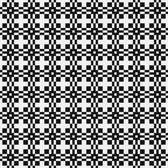 Fototapeta premium Abstract Cross Pattern Dots Logo generative computational art illustration
