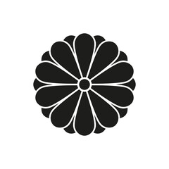 Japanese style design flower Sign, Imperial symbol