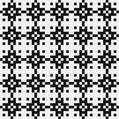 Fototapeta premium Abstract Cross Pattern Dots Logo generative computational art illustration