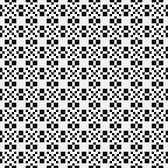 Fototapeta premium Abstract Cross Pattern Dots Logo generative computational art illustration