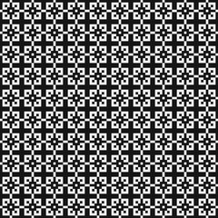 Fototapeta premium Abstract Cross Pattern Dots Logo generative computational art illustration